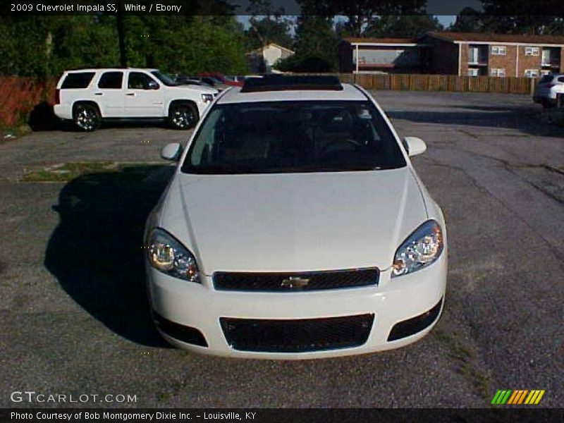 White / Ebony 2009 Chevrolet Impala SS