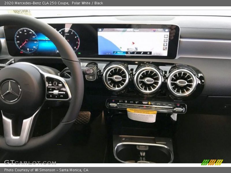 Polar White / Black 2020 Mercedes-Benz CLA 250 Coupe