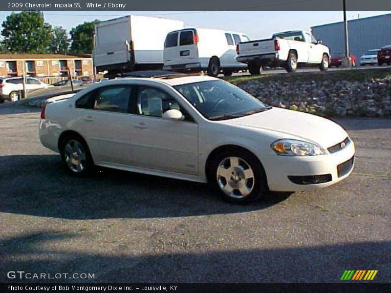 White / Ebony 2009 Chevrolet Impala SS