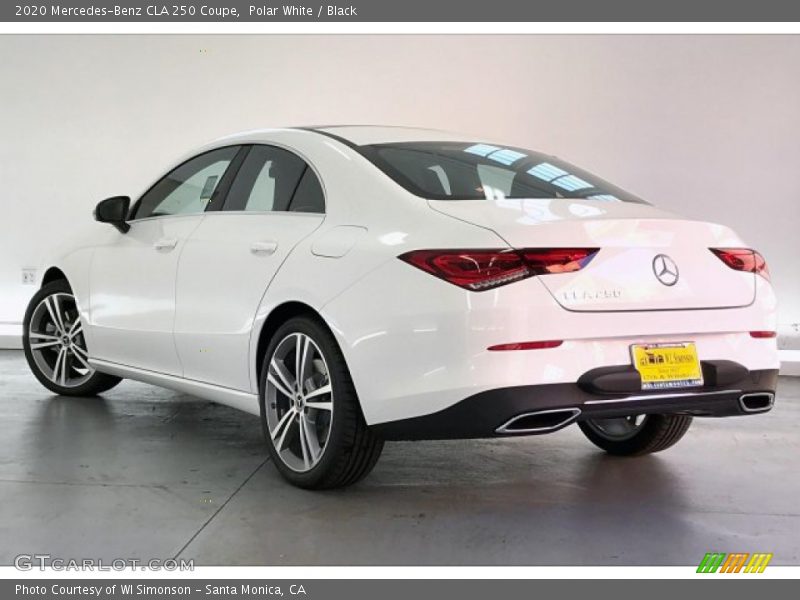 Polar White / Black 2020 Mercedes-Benz CLA 250 Coupe