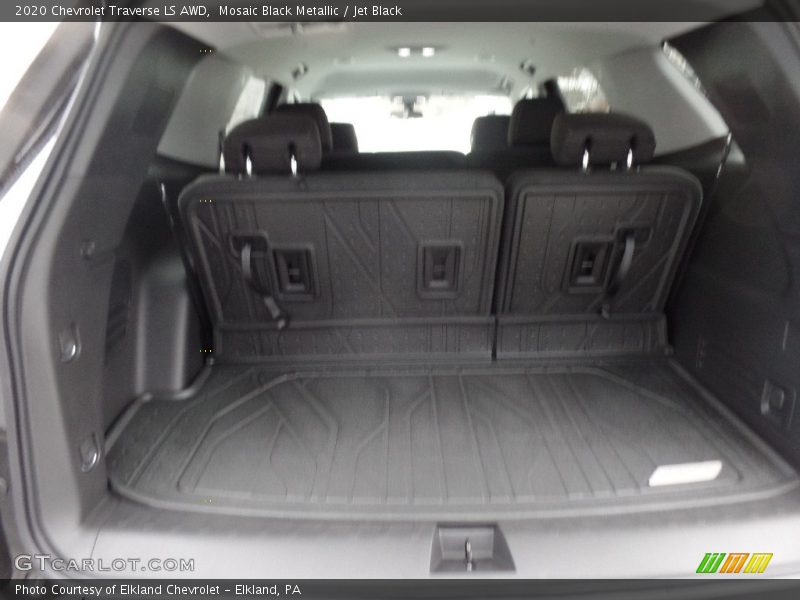 Mosaic Black Metallic / Jet Black 2020 Chevrolet Traverse LS AWD