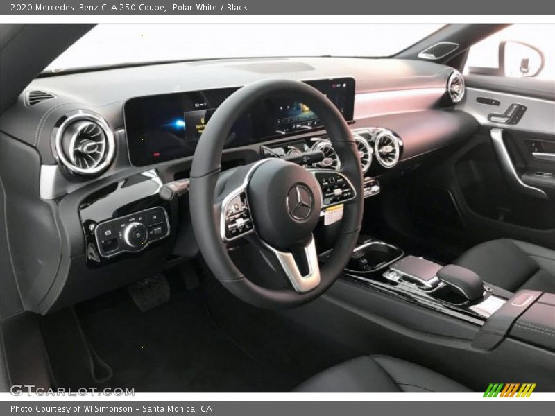 Polar White / Black 2020 Mercedes-Benz CLA 250 Coupe