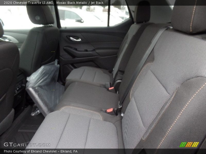 Mosaic Black Metallic / Jet Black 2020 Chevrolet Traverse LS AWD