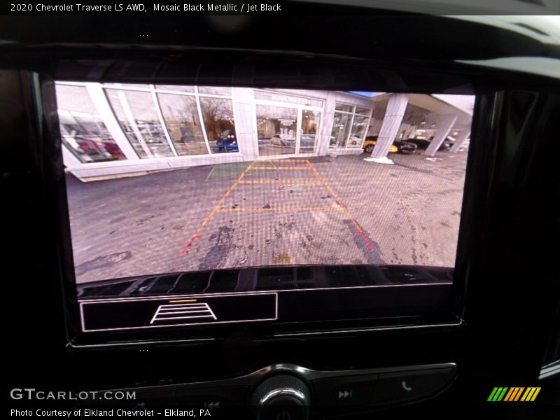 Mosaic Black Metallic / Jet Black 2020 Chevrolet Traverse LS AWD
