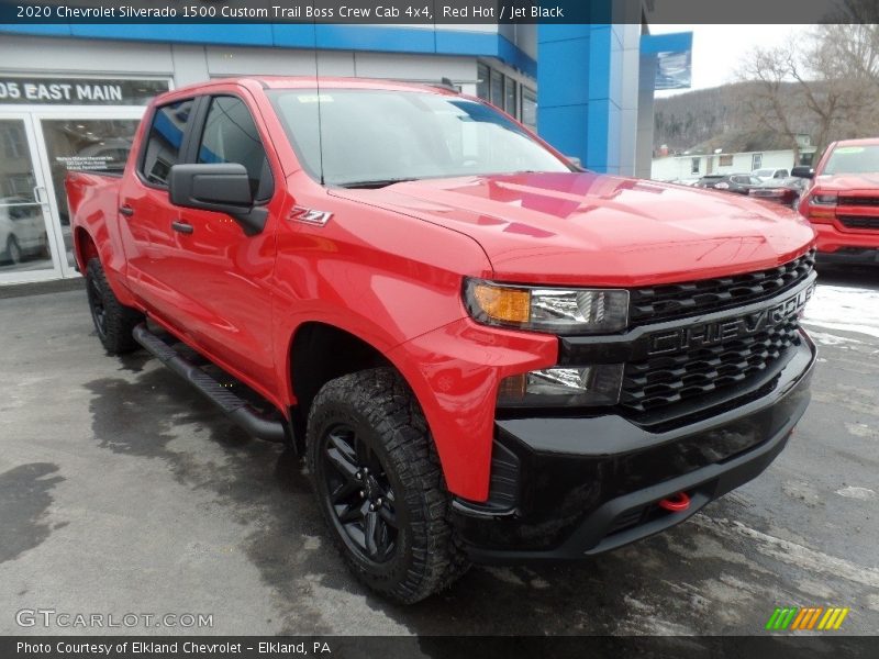 Red Hot / Jet Black 2020 Chevrolet Silverado 1500 Custom Trail Boss Crew Cab 4x4