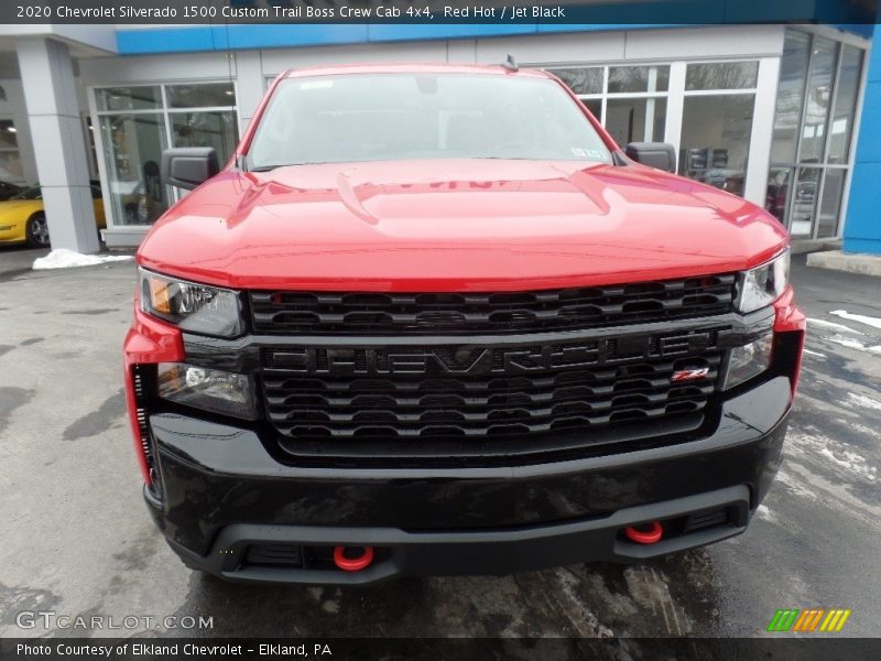 Red Hot / Jet Black 2020 Chevrolet Silverado 1500 Custom Trail Boss Crew Cab 4x4