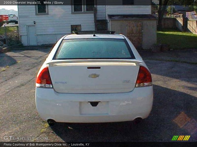 White / Ebony 2009 Chevrolet Impala SS
