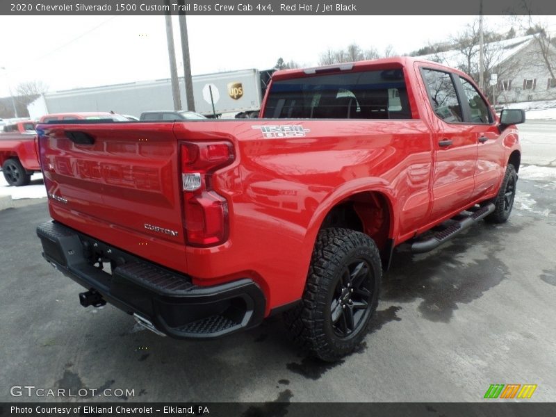 Red Hot / Jet Black 2020 Chevrolet Silverado 1500 Custom Trail Boss Crew Cab 4x4