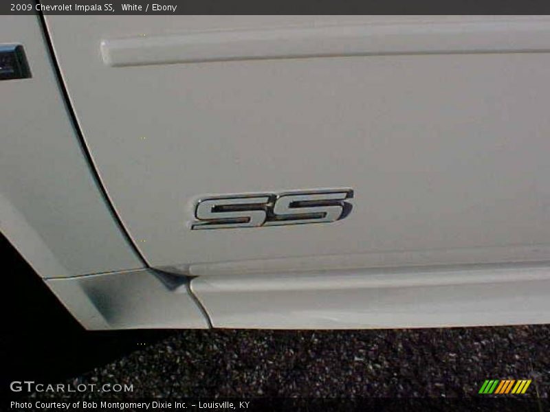White / Ebony 2009 Chevrolet Impala SS