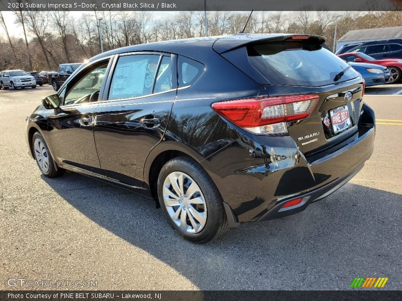 Crystal Black Silica / Black 2020 Subaru Impreza 5-Door