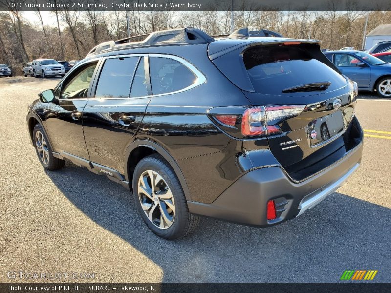 Crystal Black Silica / Warm Ivory 2020 Subaru Outback 2.5i Limited