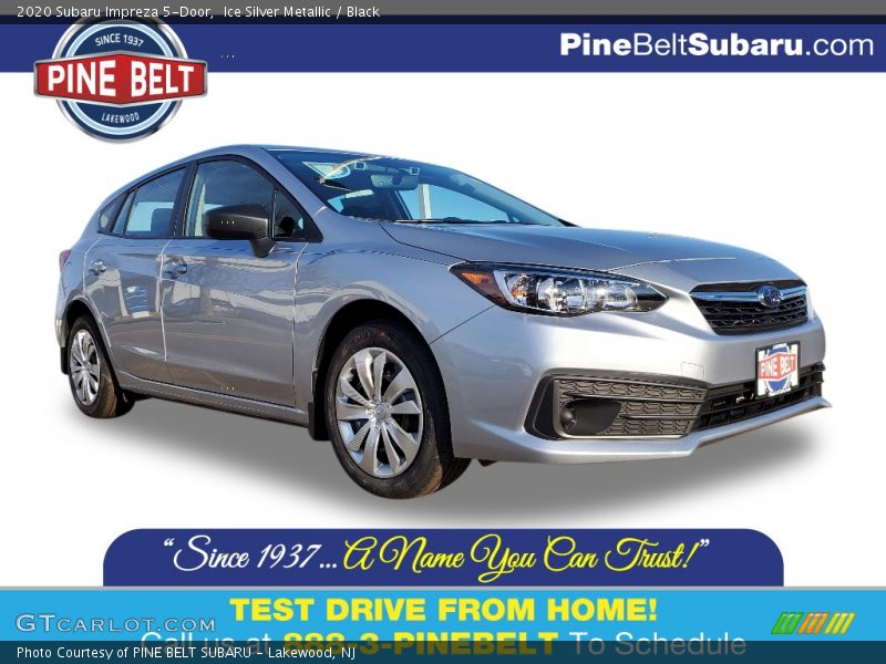 Ice Silver Metallic / Black 2020 Subaru Impreza 5-Door