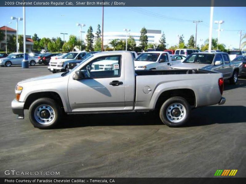 Silver Birch Metallic / Ebony 2009 Chevrolet Colorado Regular Cab