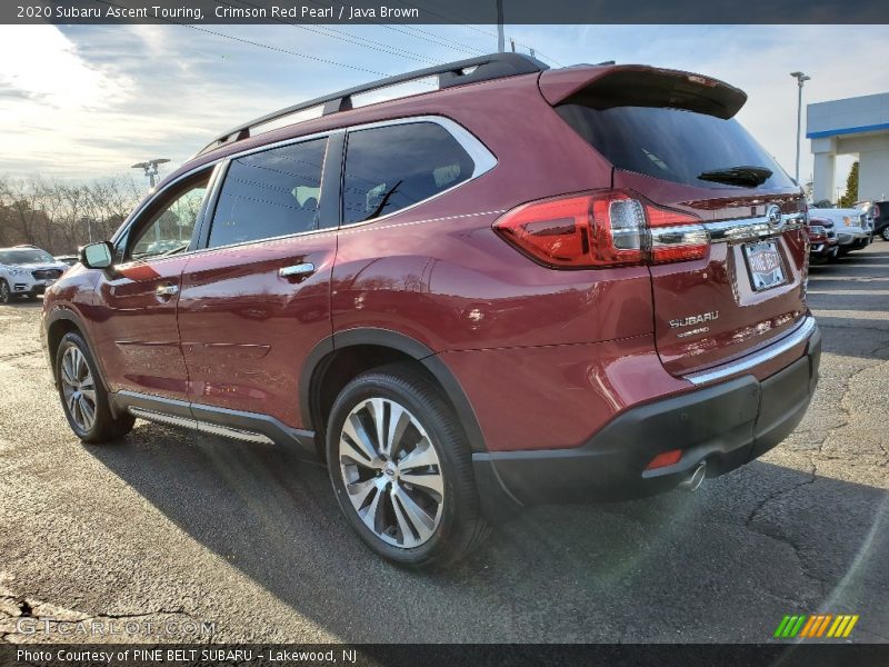 Crimson Red Pearl / Java Brown 2020 Subaru Ascent Touring