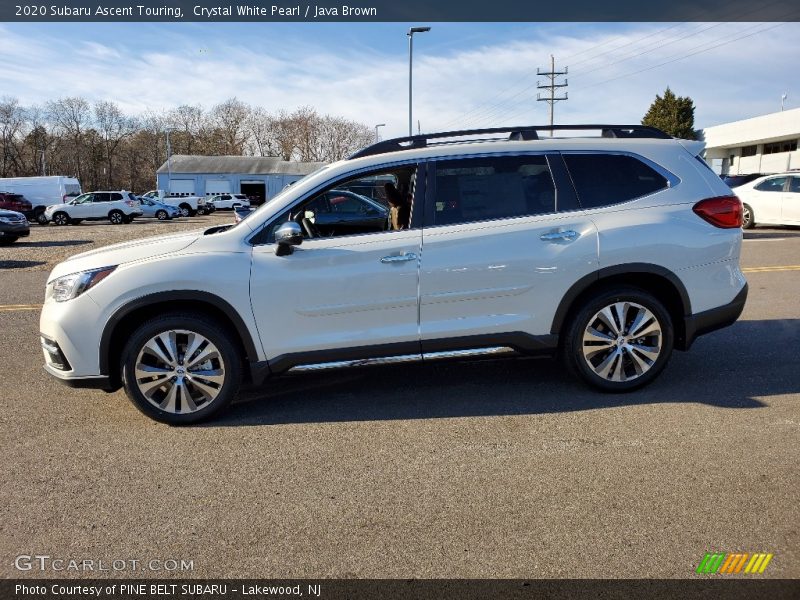 Crystal White Pearl / Java Brown 2020 Subaru Ascent Touring