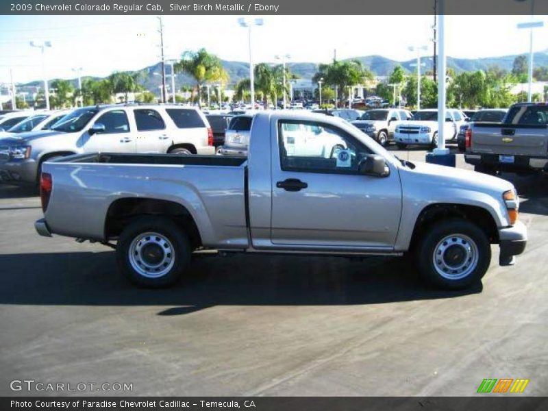 Silver Birch Metallic / Ebony 2009 Chevrolet Colorado Regular Cab