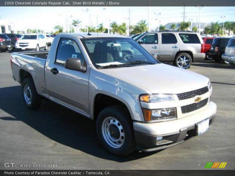 Silver Birch Metallic / Ebony 2009 Chevrolet Colorado Regular Cab