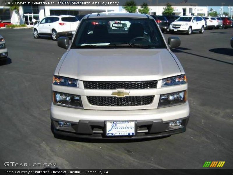 Silver Birch Metallic / Ebony 2009 Chevrolet Colorado Regular Cab