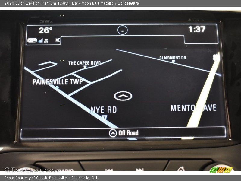 Dark Moon Blue Metallic / Light Neutral 2020 Buick Envision Premium II AWD