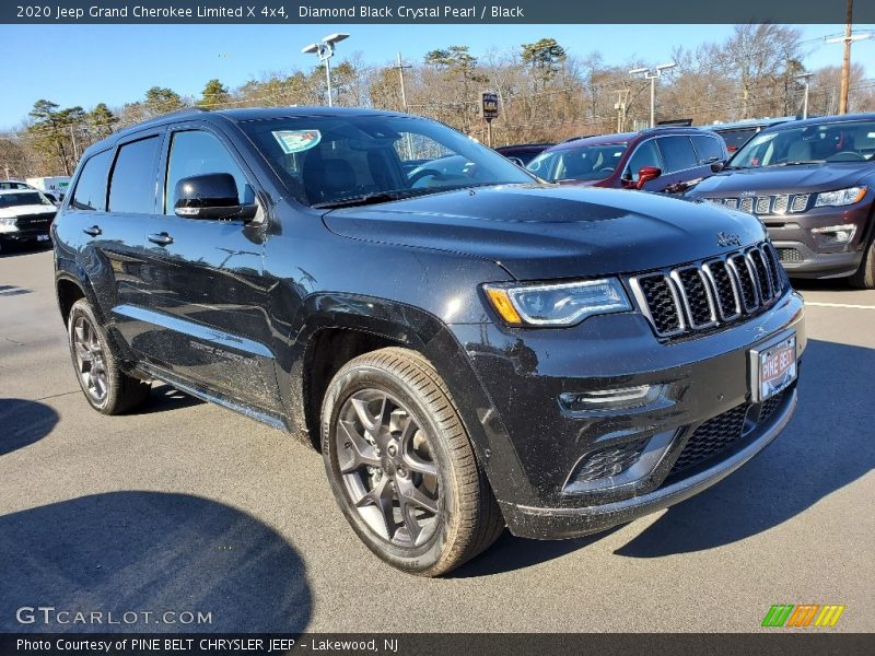 Diamond Black Crystal Pearl / Black 2020 Jeep Grand Cherokee Limited X 4x4