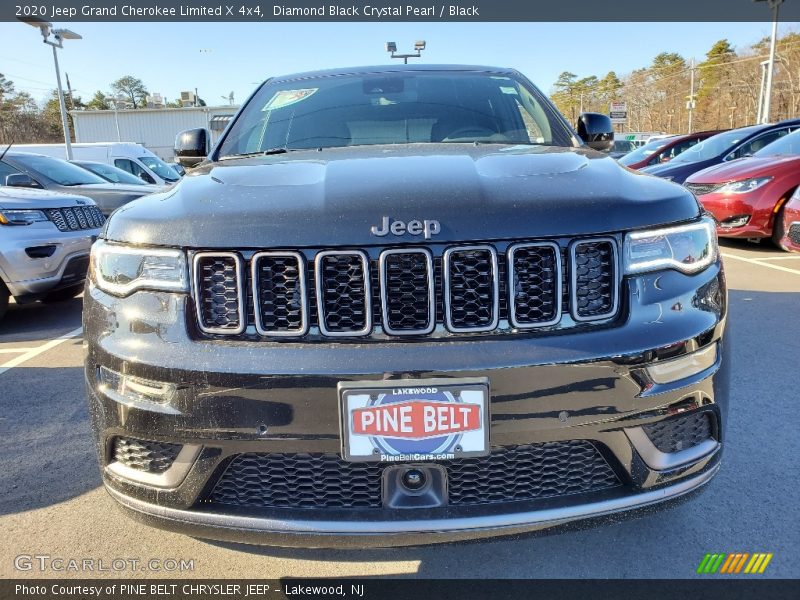 Diamond Black Crystal Pearl / Black 2020 Jeep Grand Cherokee Limited X 4x4