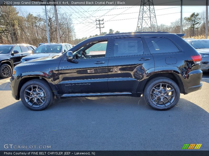 Diamond Black Crystal Pearl / Black 2020 Jeep Grand Cherokee Limited X 4x4