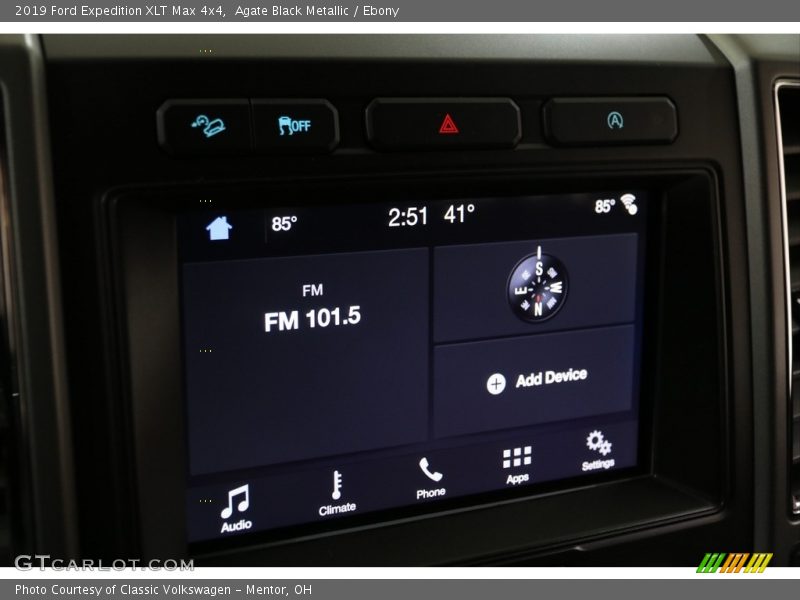 Agate Black Metallic / Ebony 2019 Ford Expedition XLT Max 4x4