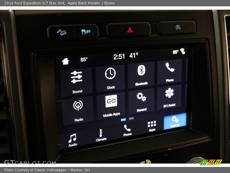 Agate Black Metallic / Ebony 2019 Ford Expedition XLT Max 4x4