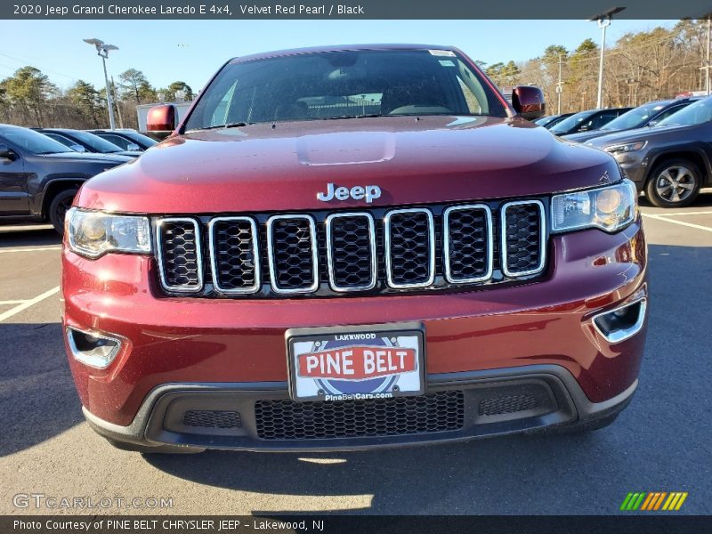 Velvet Red Pearl / Black 2020 Jeep Grand Cherokee Laredo E 4x4