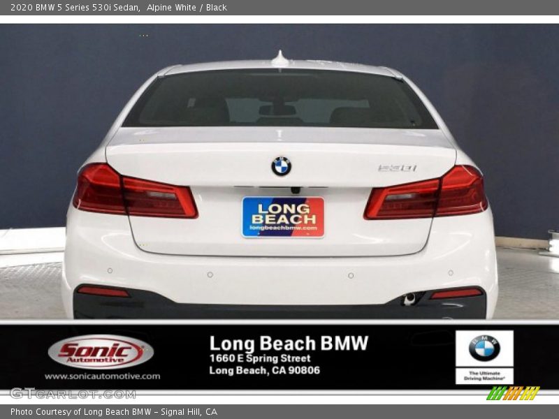 Alpine White / Black 2020 BMW 5 Series 530i Sedan