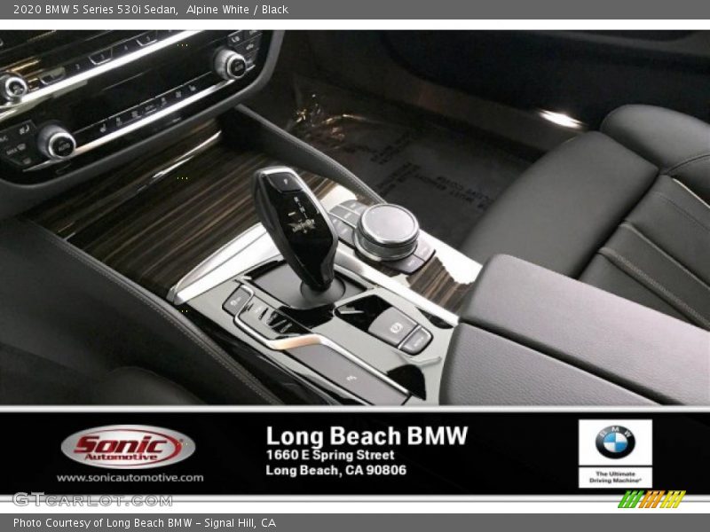 Alpine White / Black 2020 BMW 5 Series 530i Sedan