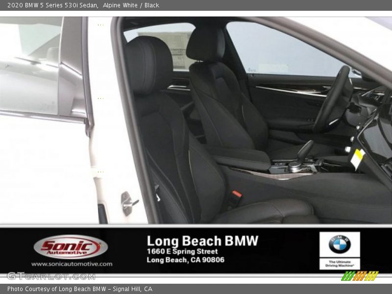 Alpine White / Black 2020 BMW 5 Series 530i Sedan