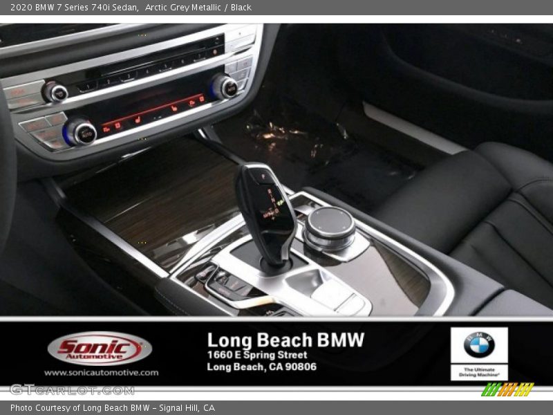 Arctic Grey Metallic / Black 2020 BMW 7 Series 740i Sedan
