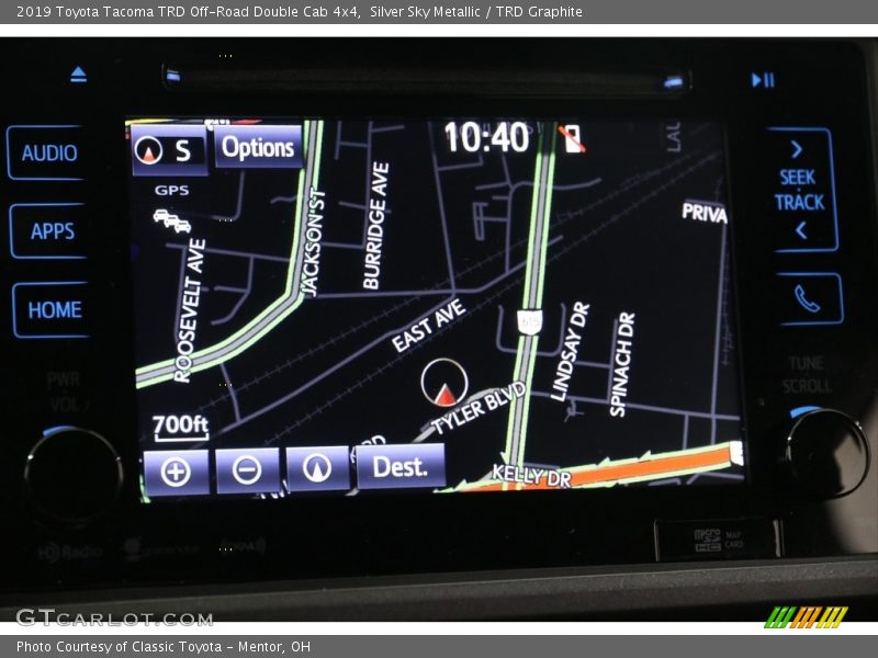 Navigation of 2019 Tacoma TRD Off-Road Double Cab 4x4