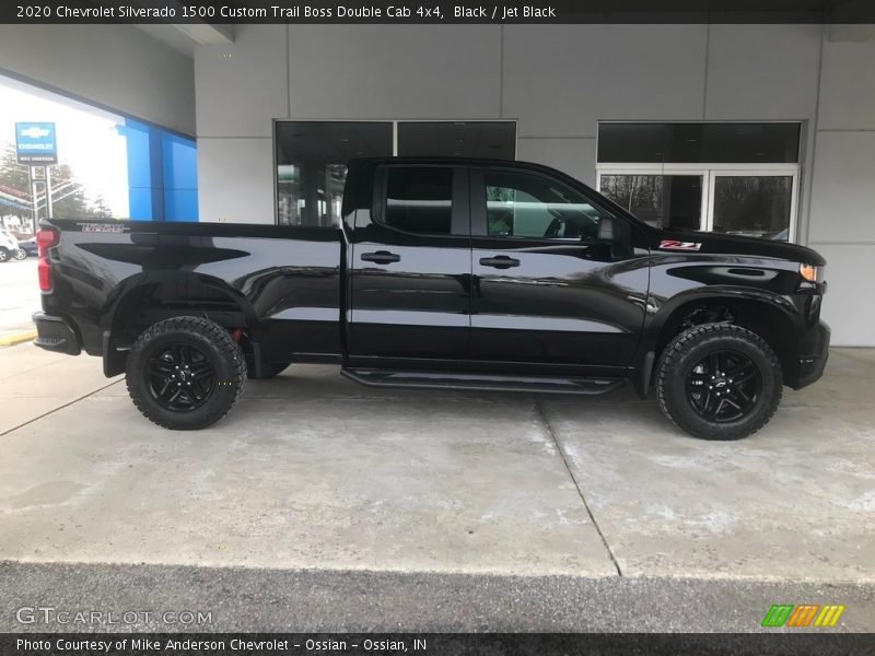 Black / Jet Black 2020 Chevrolet Silverado 1500 Custom Trail Boss Double Cab 4x4