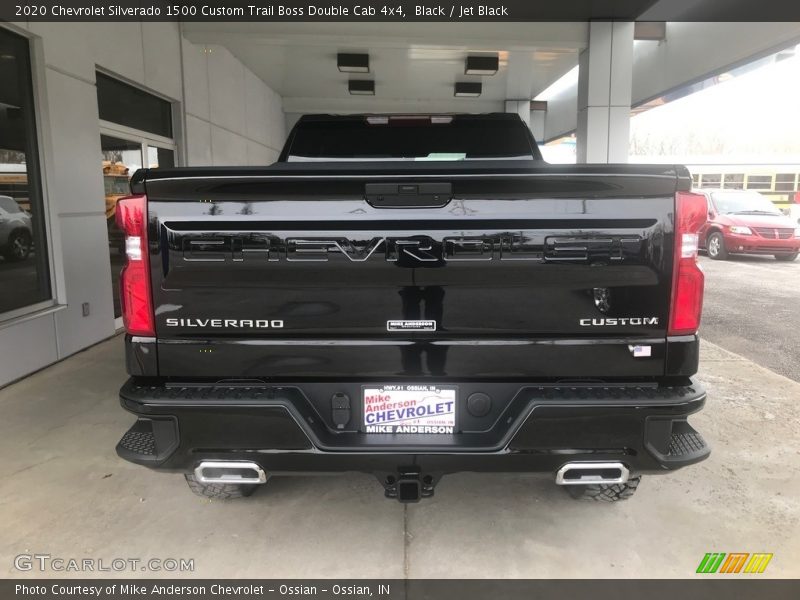 Black / Jet Black 2020 Chevrolet Silverado 1500 Custom Trail Boss Double Cab 4x4