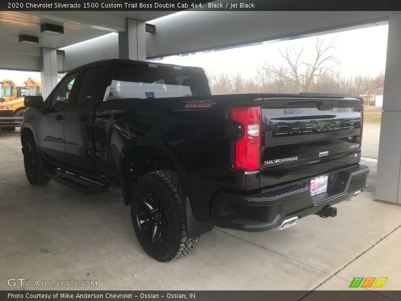 Black / Jet Black 2020 Chevrolet Silverado 1500 Custom Trail Boss Double Cab 4x4