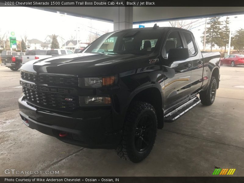 Black / Jet Black 2020 Chevrolet Silverado 1500 Custom Trail Boss Double Cab 4x4