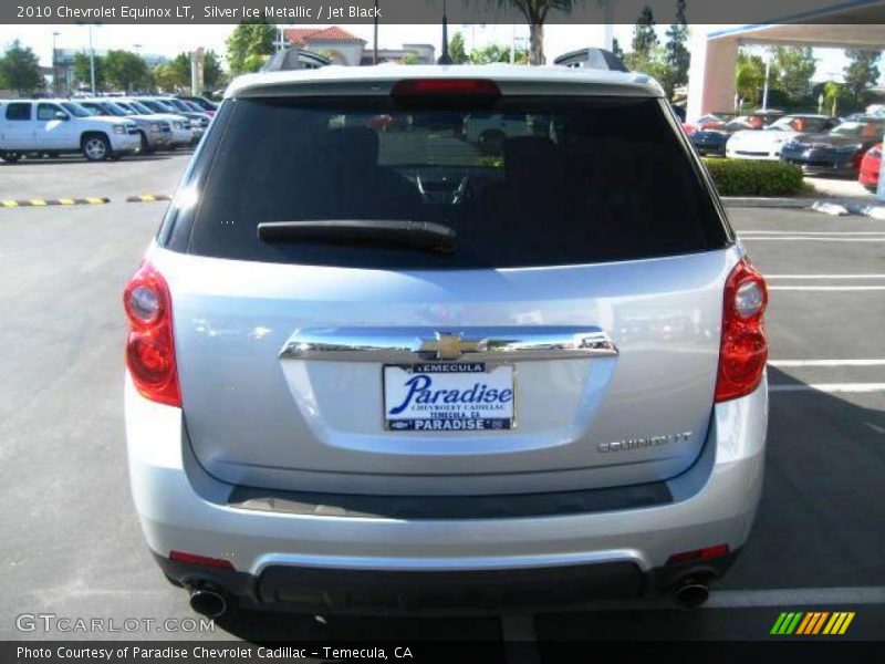 Silver Ice Metallic / Jet Black 2010 Chevrolet Equinox LT