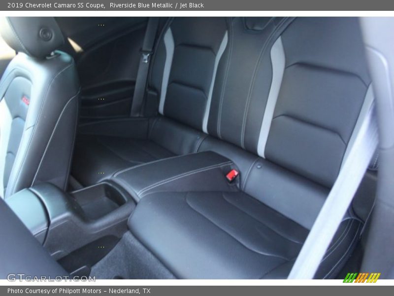 Riverside Blue Metallic / Jet Black 2019 Chevrolet Camaro SS Coupe