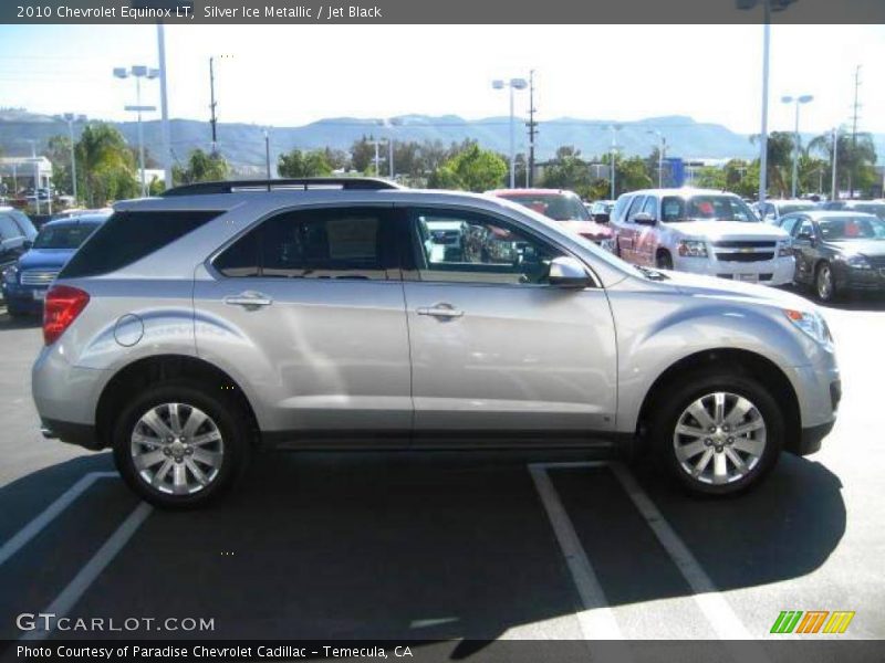 Silver Ice Metallic / Jet Black 2010 Chevrolet Equinox LT