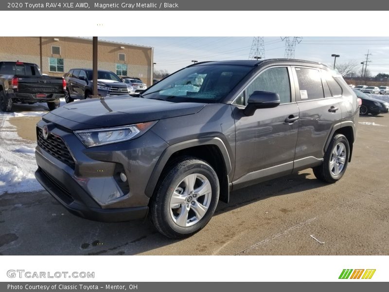 Magnetic Gray Metallic / Black 2020 Toyota RAV4 XLE AWD