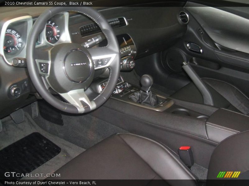 Black / Black 2010 Chevrolet Camaro SS Coupe