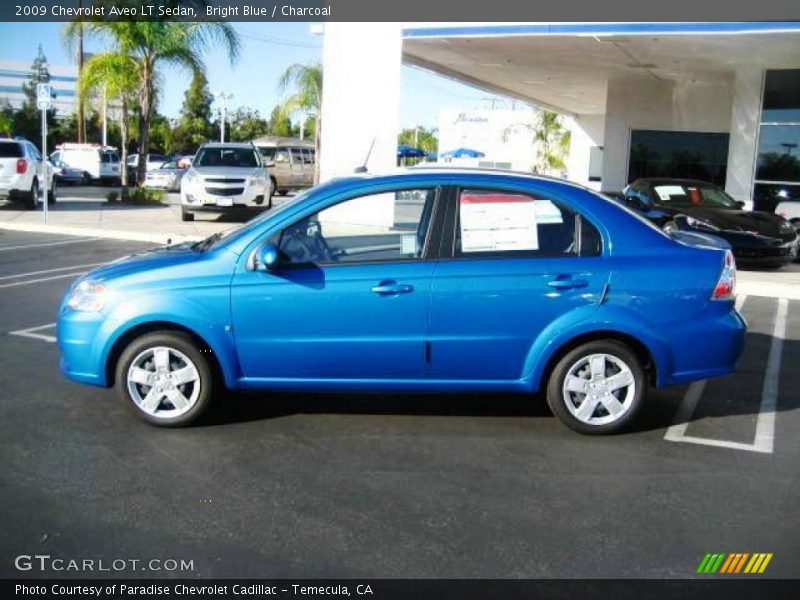 Bright Blue / Charcoal 2009 Chevrolet Aveo LT Sedan