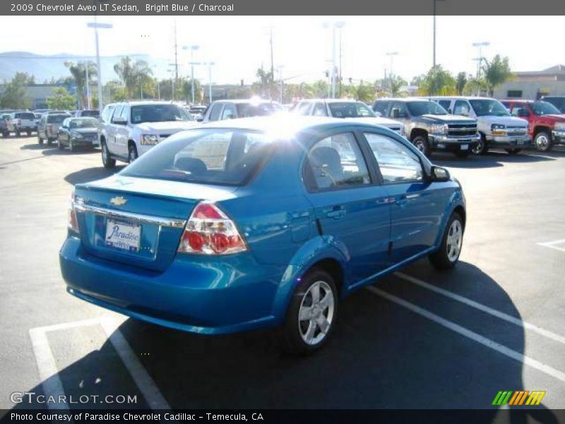 Bright Blue / Charcoal 2009 Chevrolet Aveo LT Sedan