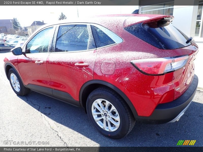 Rapid Red Metallic / Dark Earth Gray 2020 Ford Escape SE 4WD