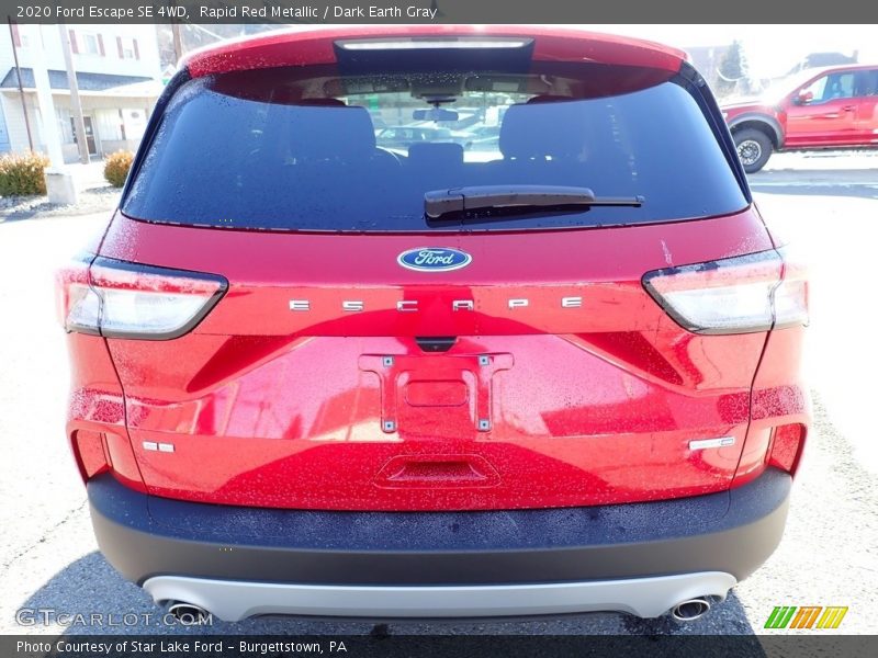Rapid Red Metallic / Dark Earth Gray 2020 Ford Escape SE 4WD