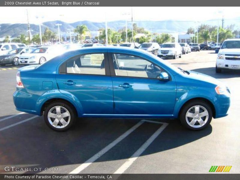 Bright Blue / Charcoal 2009 Chevrolet Aveo LT Sedan