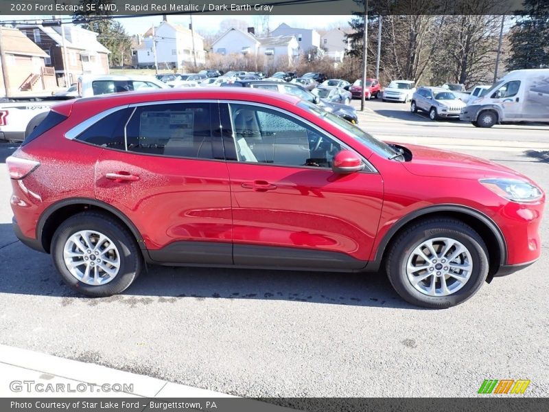 Rapid Red Metallic / Dark Earth Gray 2020 Ford Escape SE 4WD