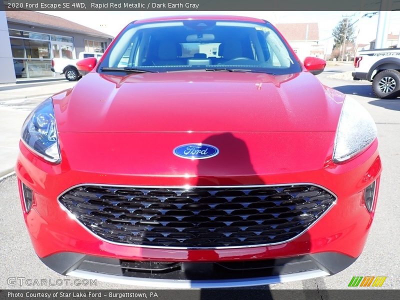 Rapid Red Metallic / Dark Earth Gray 2020 Ford Escape SE 4WD